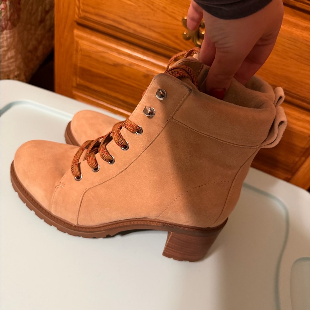 Tan Suede Ankle Boots
